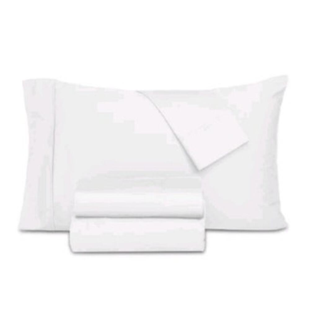 Everyday Home by Trident 100% Organic 300 TC Cotton Sheet Set - Cal King - White